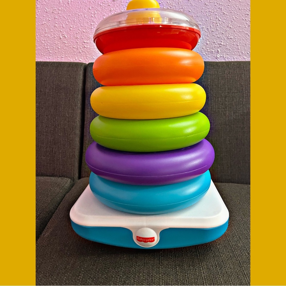 Fisher Price Giant Multicolor Stacking Rings